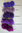 violet handspun merino wool